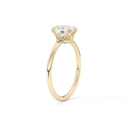 Oval Solitaire Lab Grown Diamond Engagement Ring