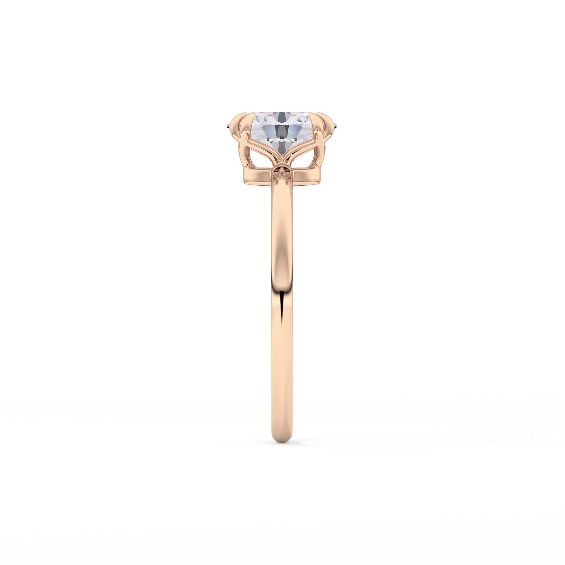 Oval Solitaire Lab Grown Diamond Engagement Ring