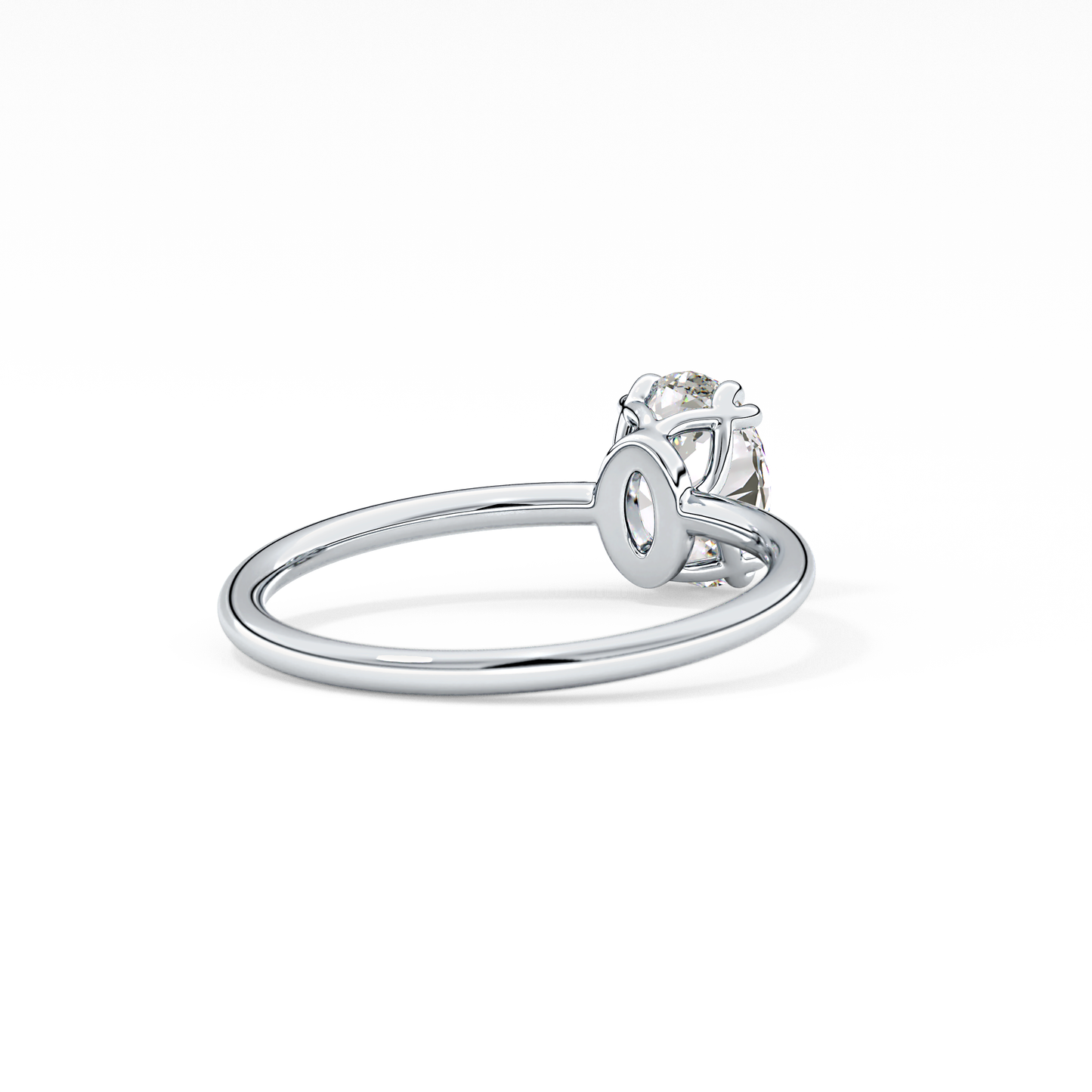 Oval Solitaire Lab Grown Diamond Engagement Ring