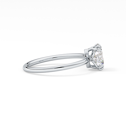 Oval Solitaire Lab Grown Diamond Engagement Ring