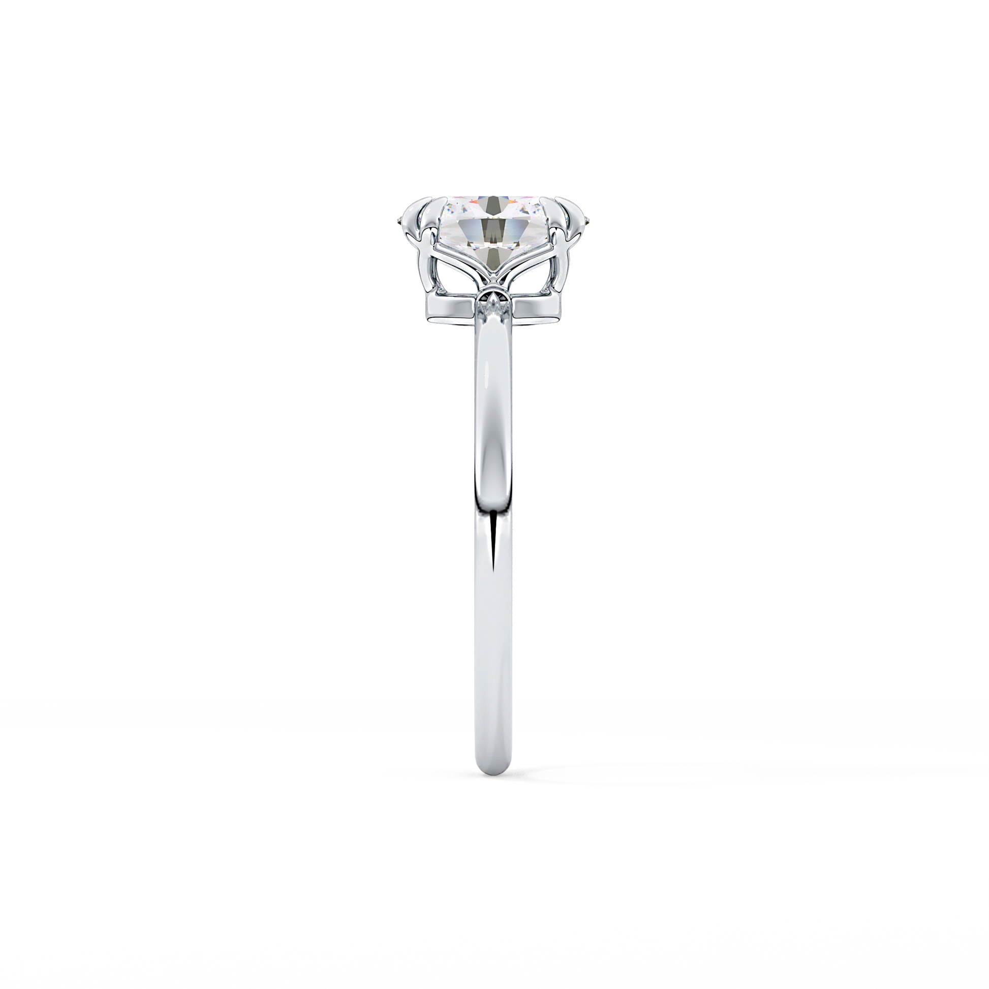 Oval Solitaire Lab Grown Diamond Engagement Ring