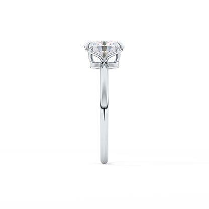 Oval Solitaire Lab Grown Diamond Engagement Ring