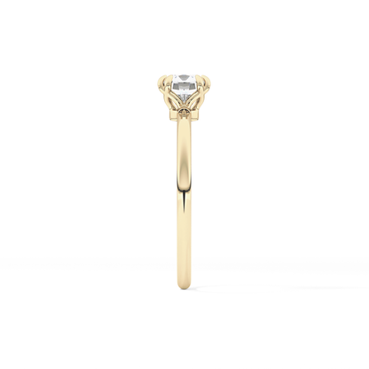 Cushion Solitaire Lab Grown Diamond Engagement Ring
