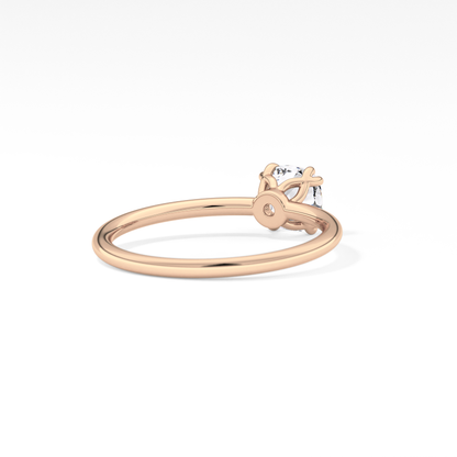 Cushion Solitaire Lab Grown Diamond Engagement Ring