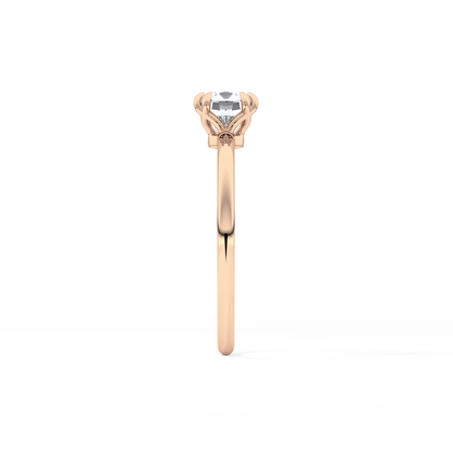 Cushion Solitaire Lab Grown Diamond Engagement Ring