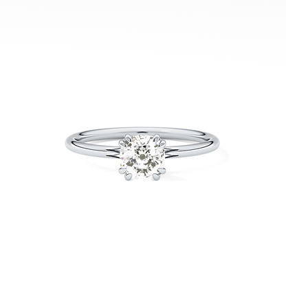 Cushion Solitaire Lab Grown Diamond Engagement Ring