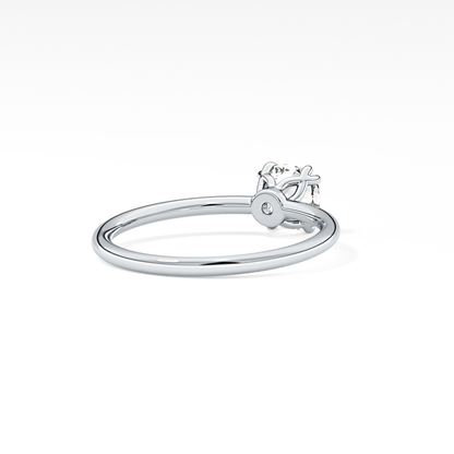 Cushion Solitaire Lab Grown Diamond Engagement Ring