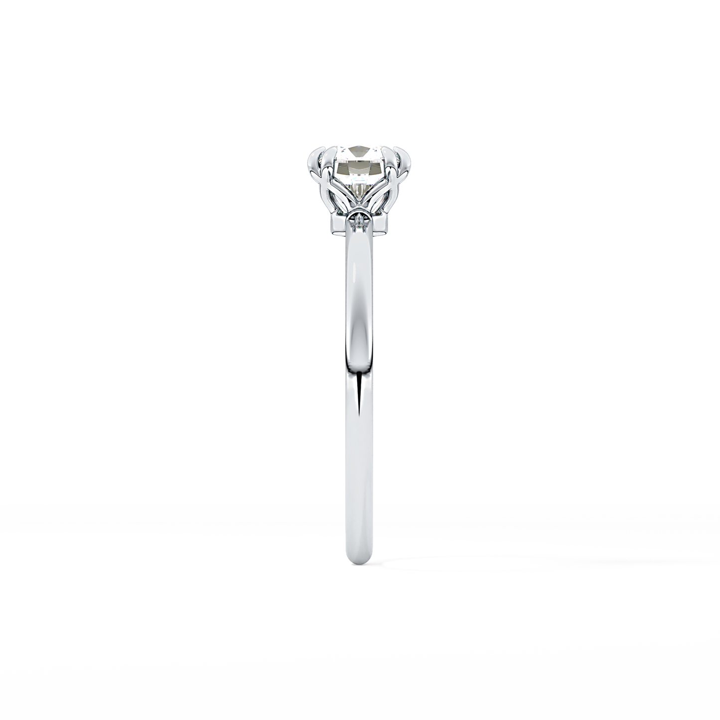 Cushion Solitaire Lab Grown Diamond Engagement Ring