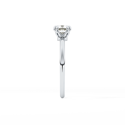 Cushion Solitaire Lab Grown Diamond Engagement Ring