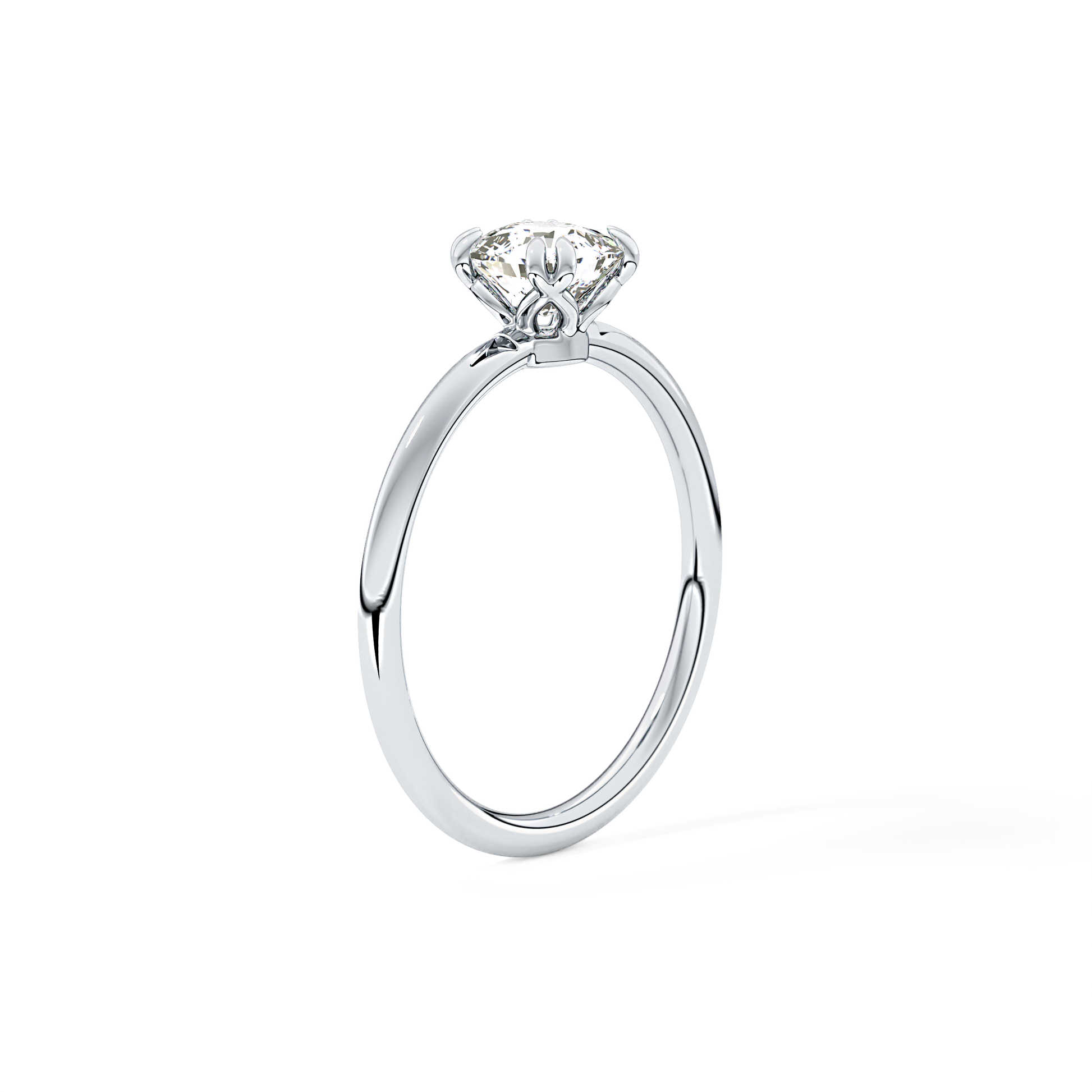 Cushion Solitaire Lab Grown Diamond Engagement Ring