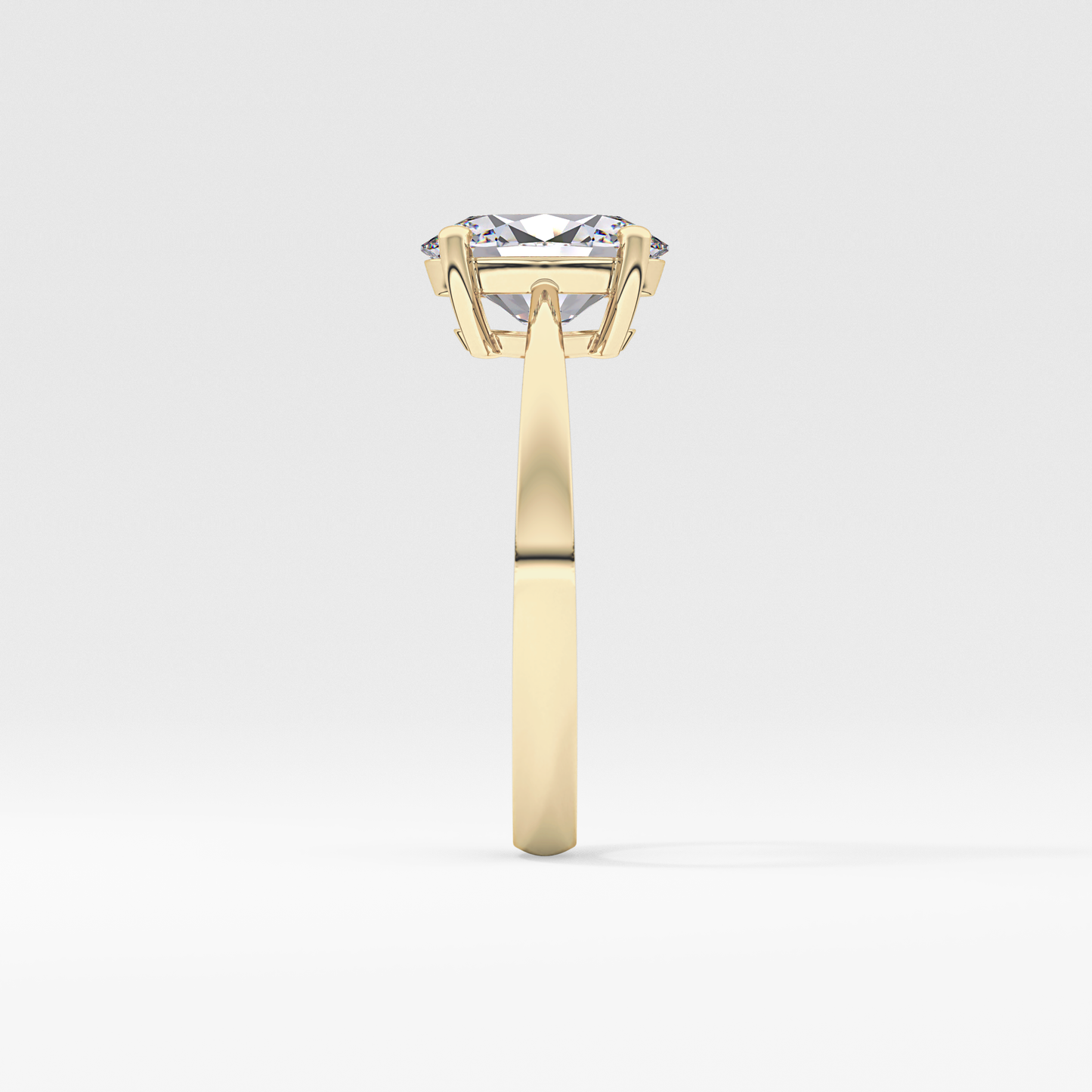 Oval Solitaire Lab Grown Diamond Engagement Ring