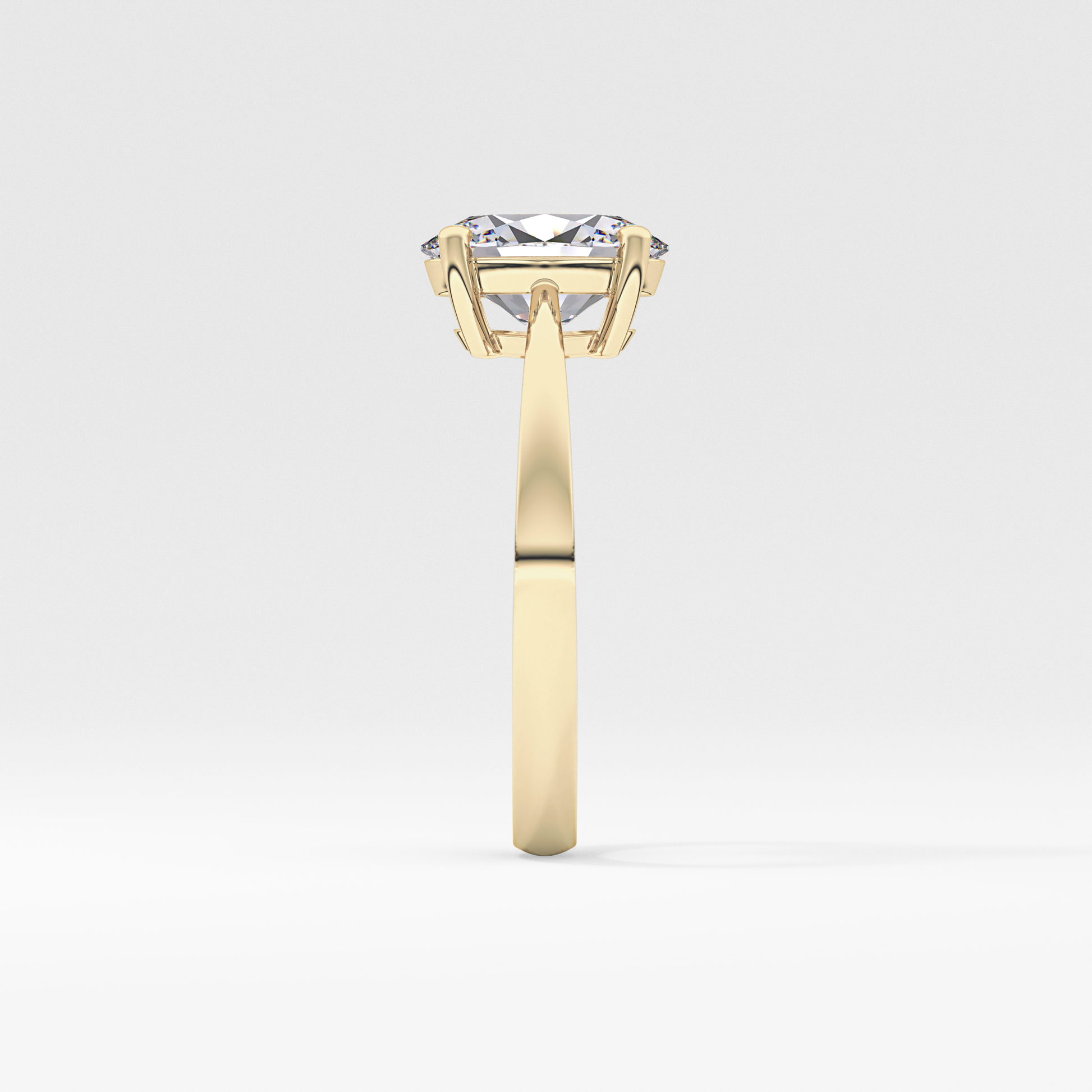 Oval Solitaire Lab Grown Diamond Engagement Ring