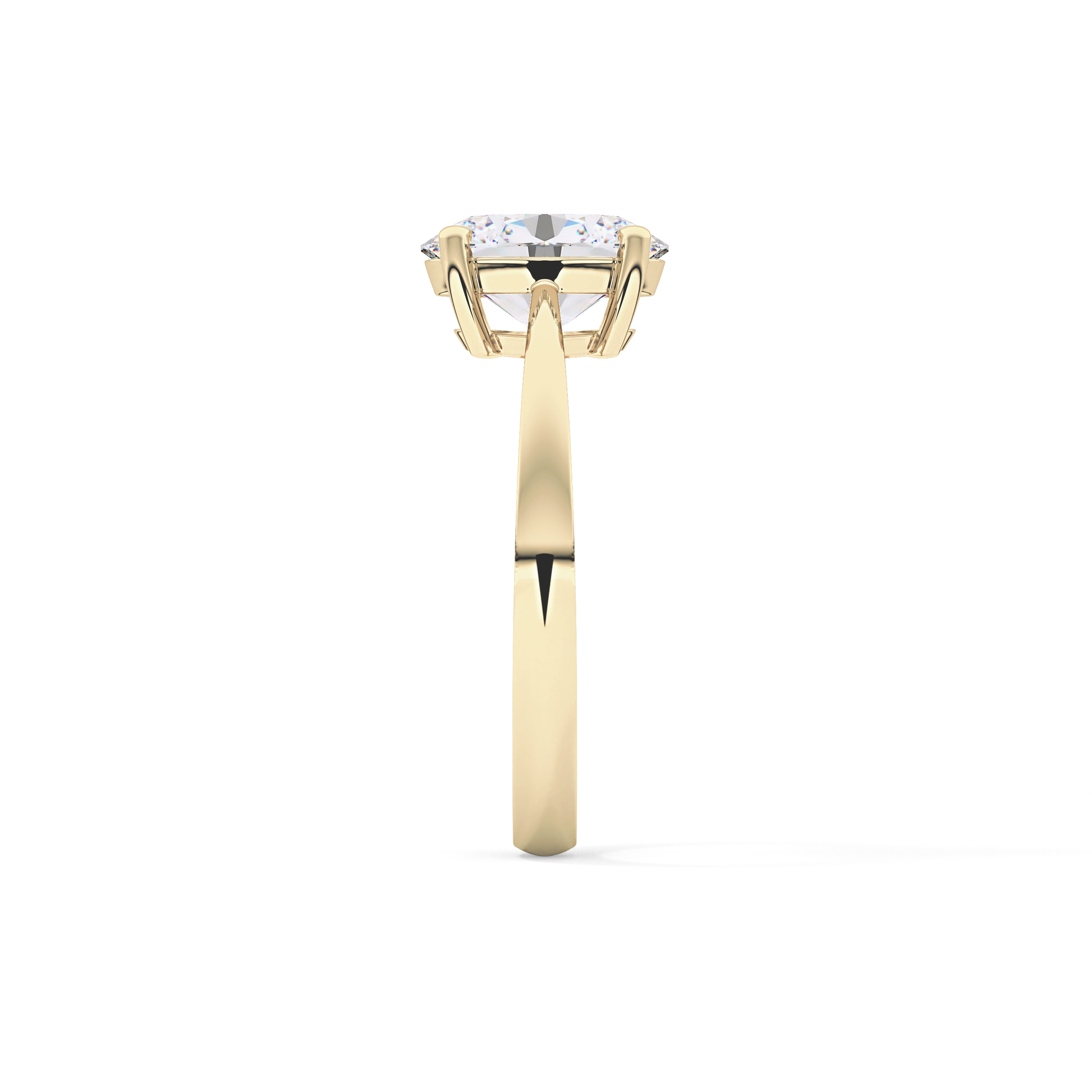 Oval Solitaire Lab Grown Diamond Engagement Ring