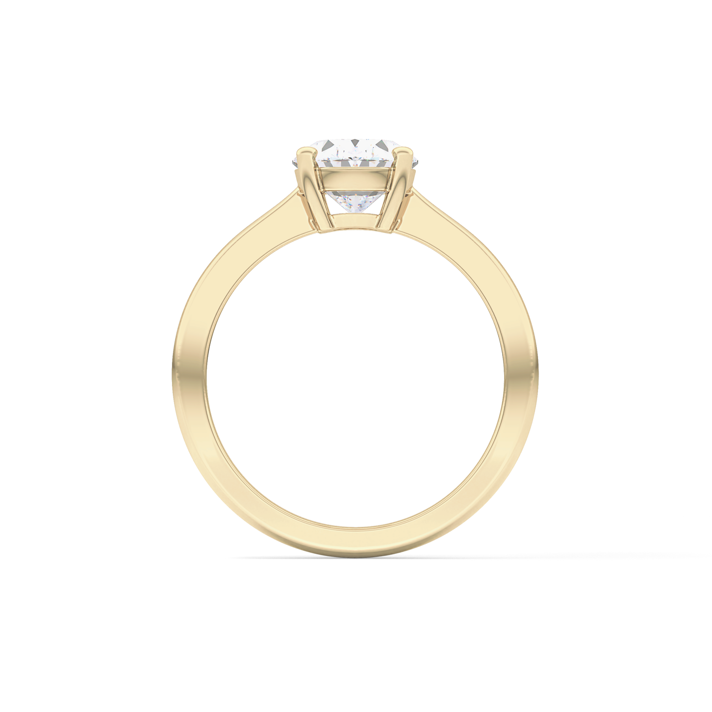 Oval Solitaire Lab Grown Diamond Engagement Ring