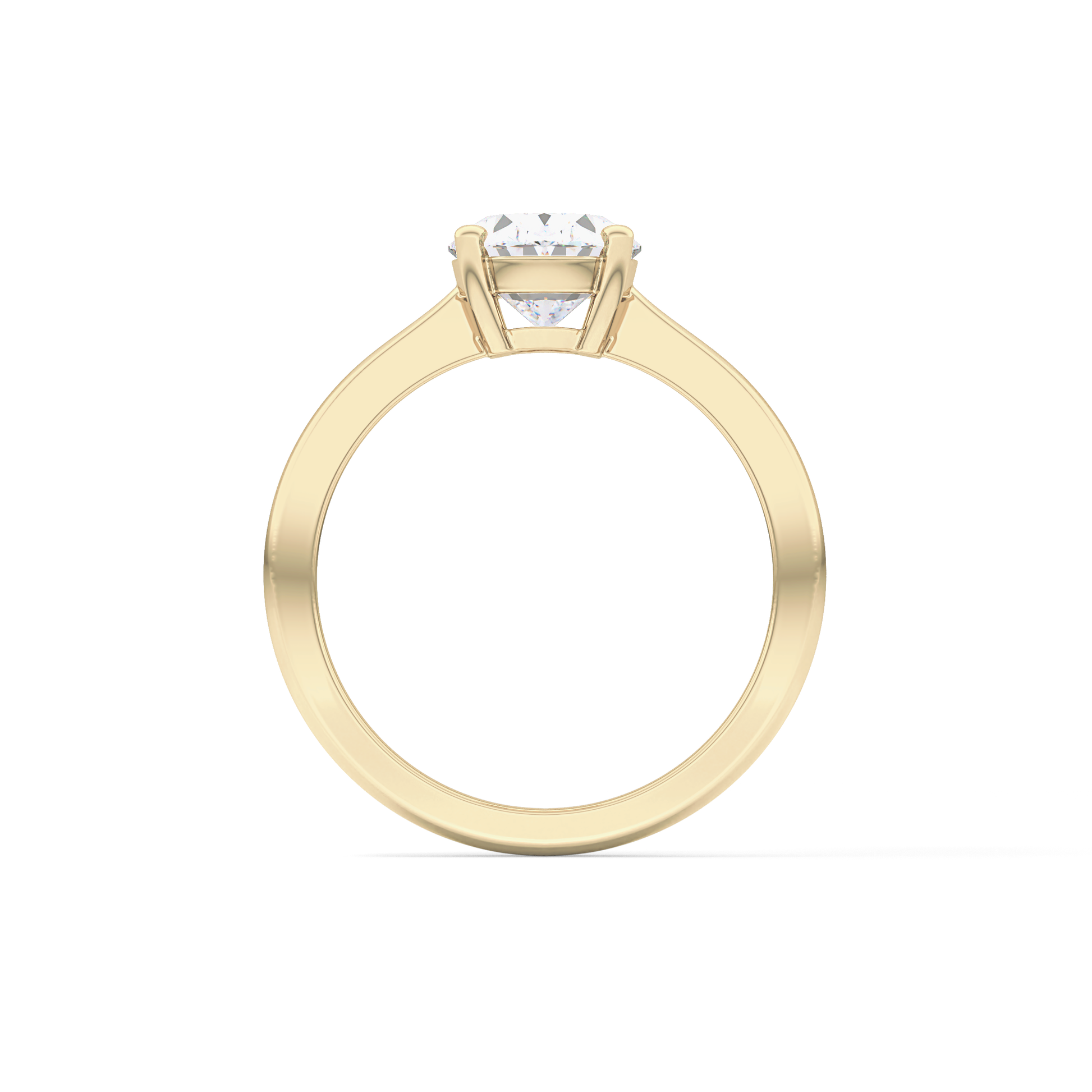 Oval Solitaire Lab Grown Diamond Engagement Ring