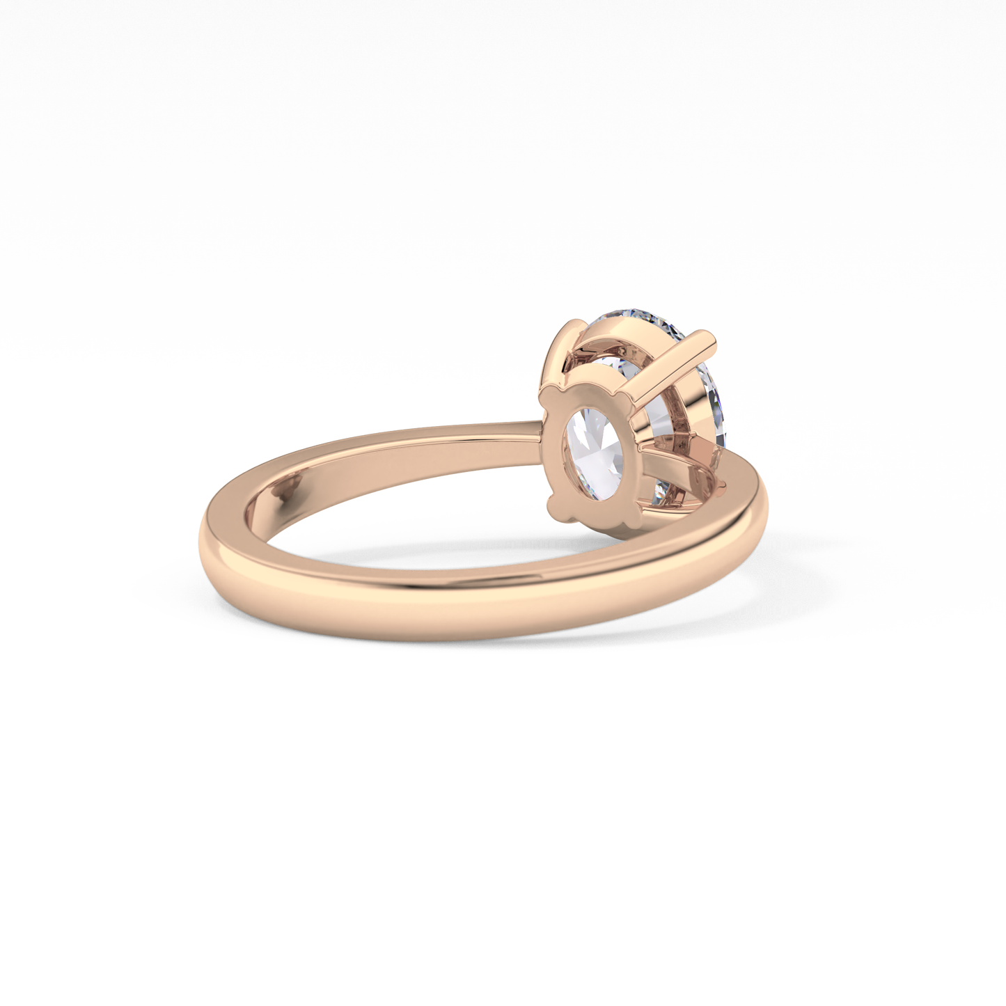 Oval Solitaire Lab Grown Diamond Engagement Ring