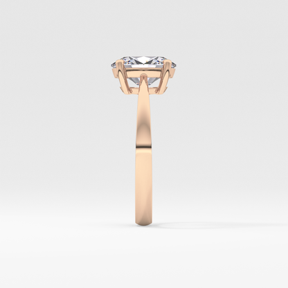 Oval Solitaire Lab Grown Diamond Engagement Ring