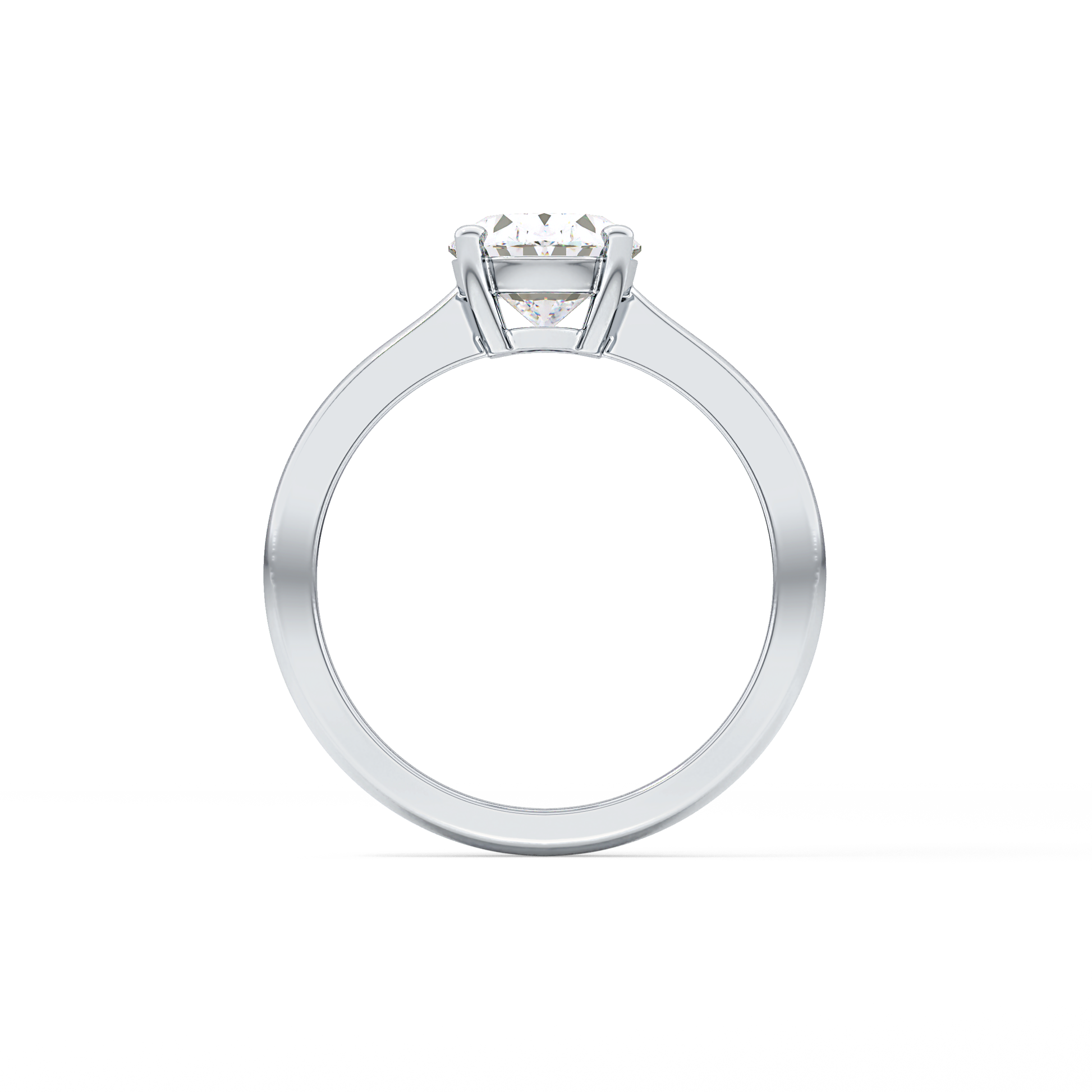 Oval Solitaire Lab Grown Diamond Engagement Ring