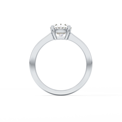 Oval Solitaire Lab Grown Diamond Engagement Ring