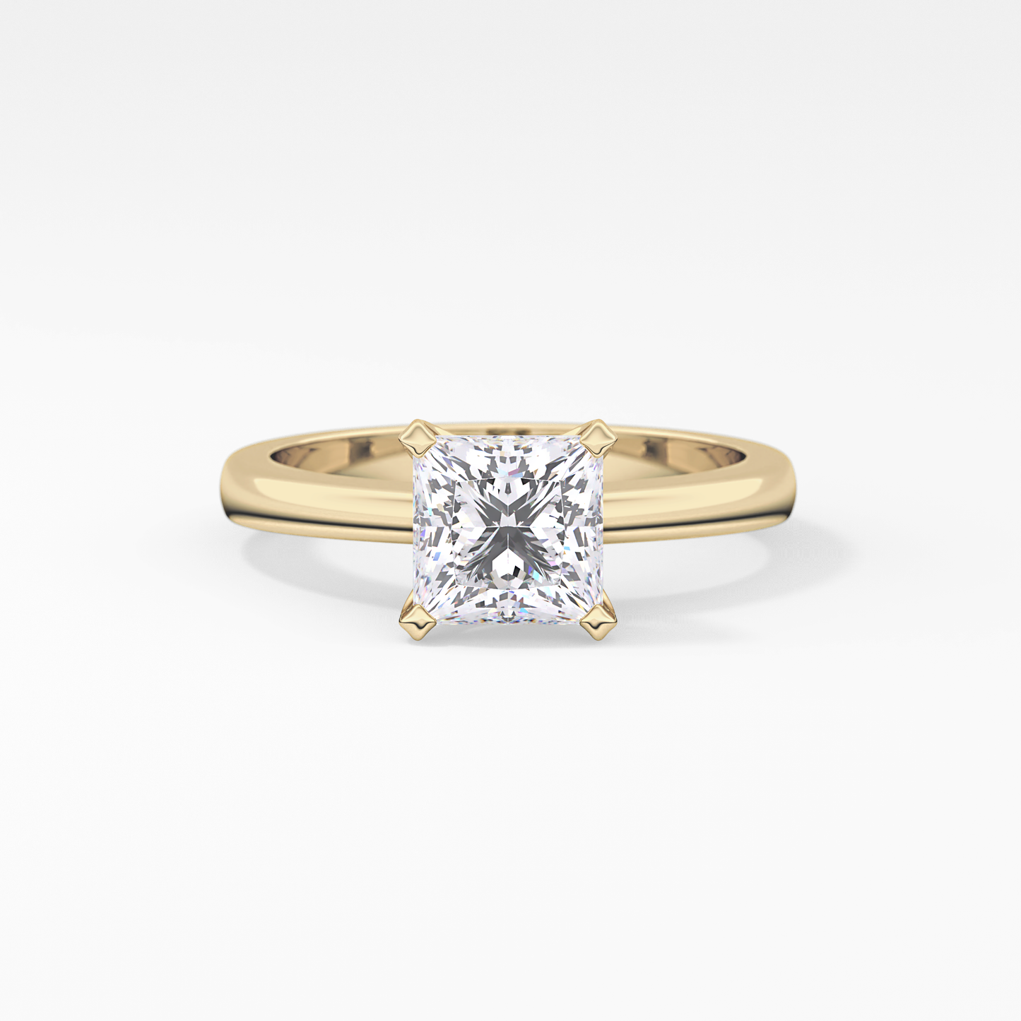 Princess Solitaire Lab Grown Diamond Engagement Ring