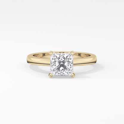 Princess Solitaire Lab Grown Diamond Engagement Ring