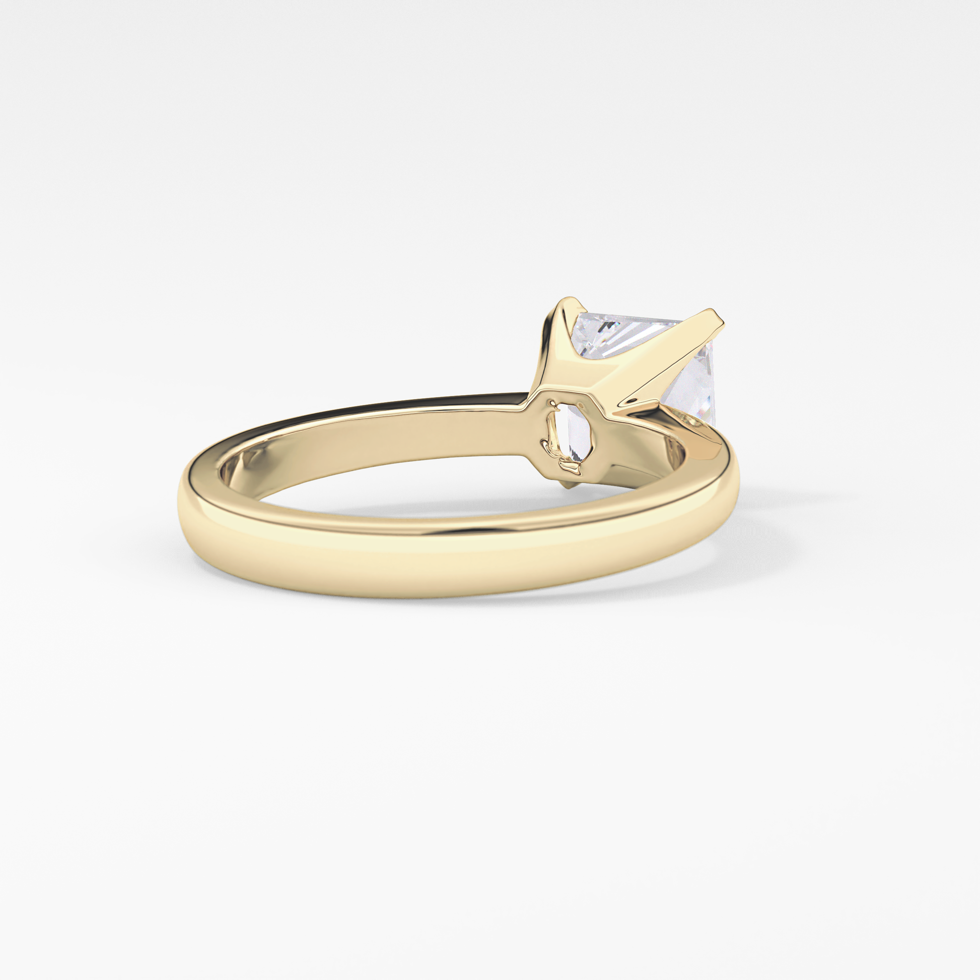 Princess Solitaire Lab Grown Diamond Engagement Ring