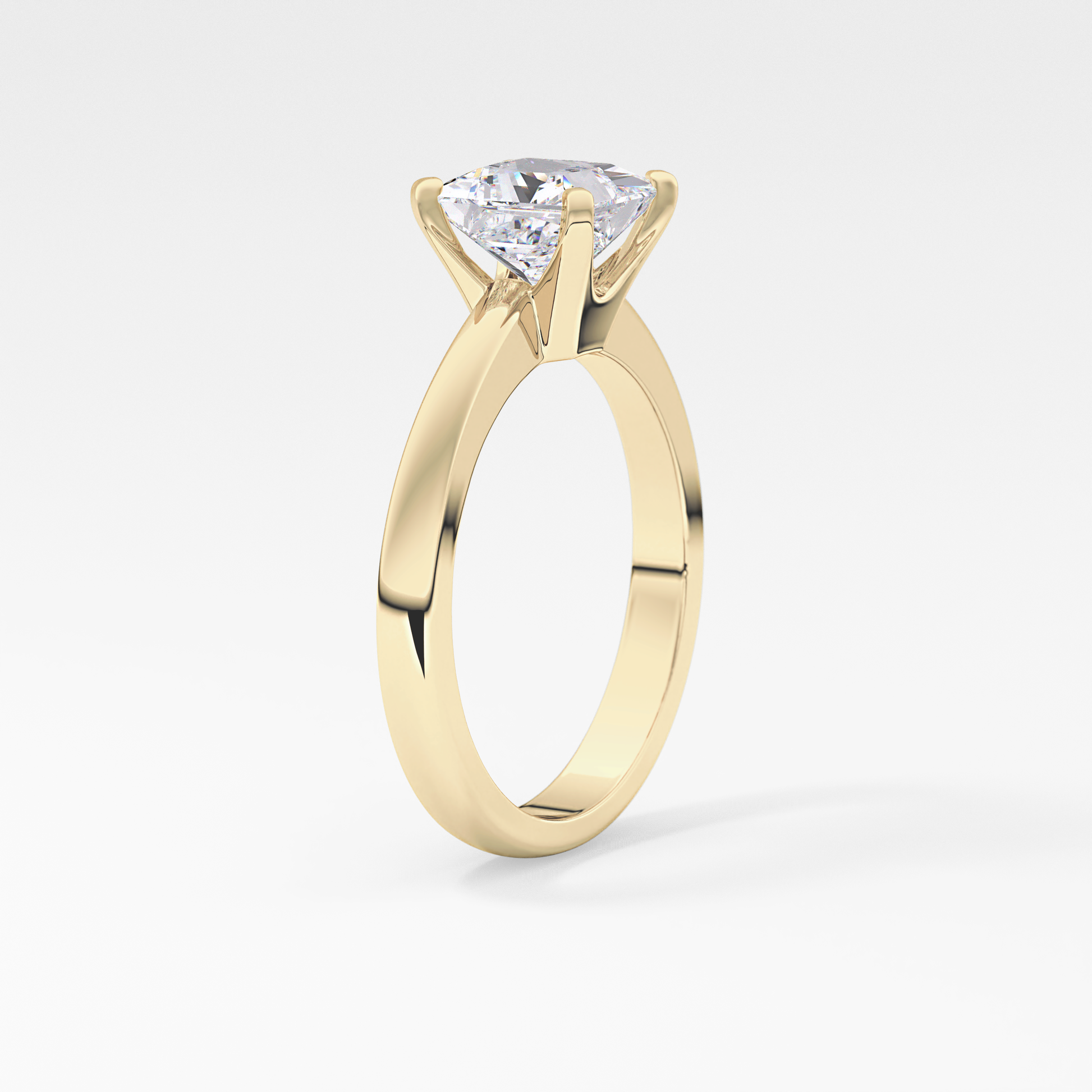 Princess Solitaire Lab Grown Diamond Engagement Ring
