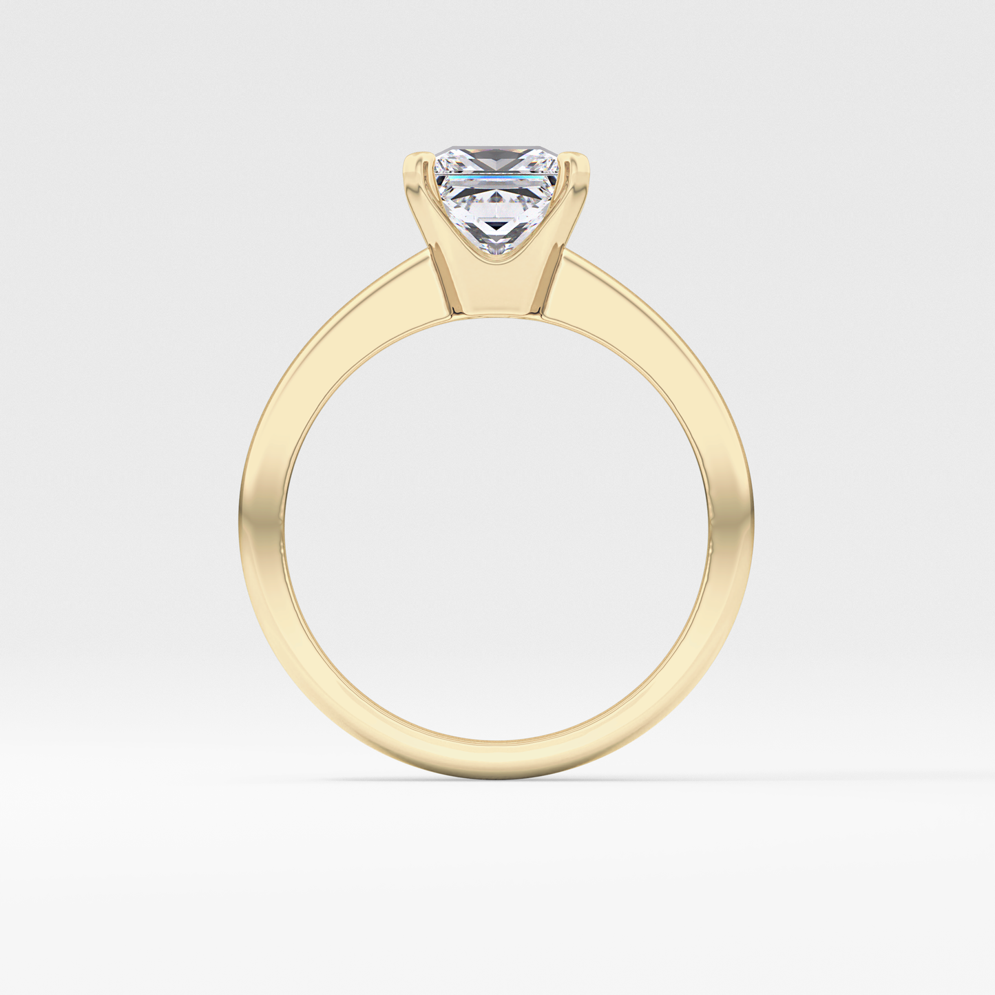 Princess Solitaire Lab Grown Diamond Engagement Ring