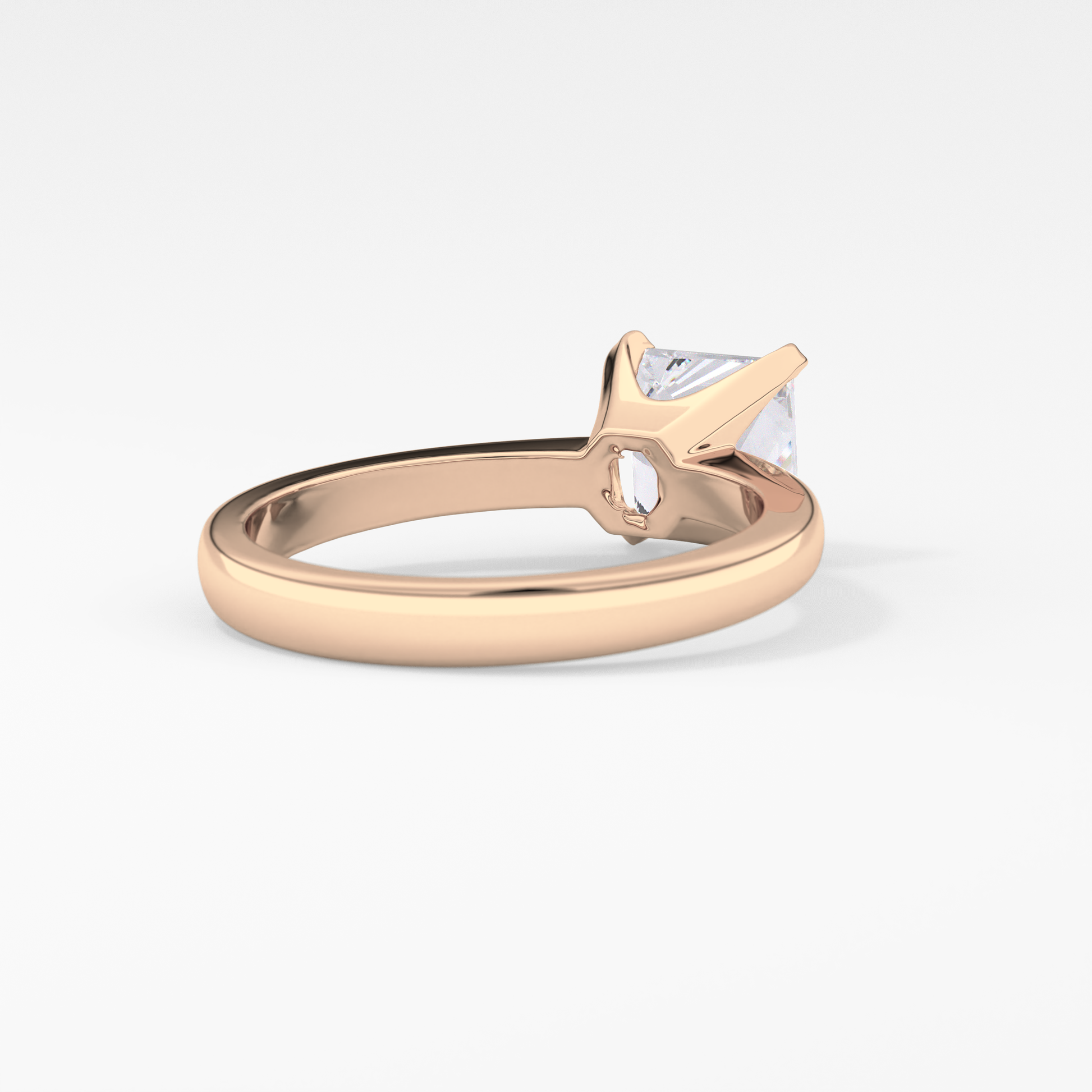 Princess Solitaire Lab Grown Diamond Engagement Ring