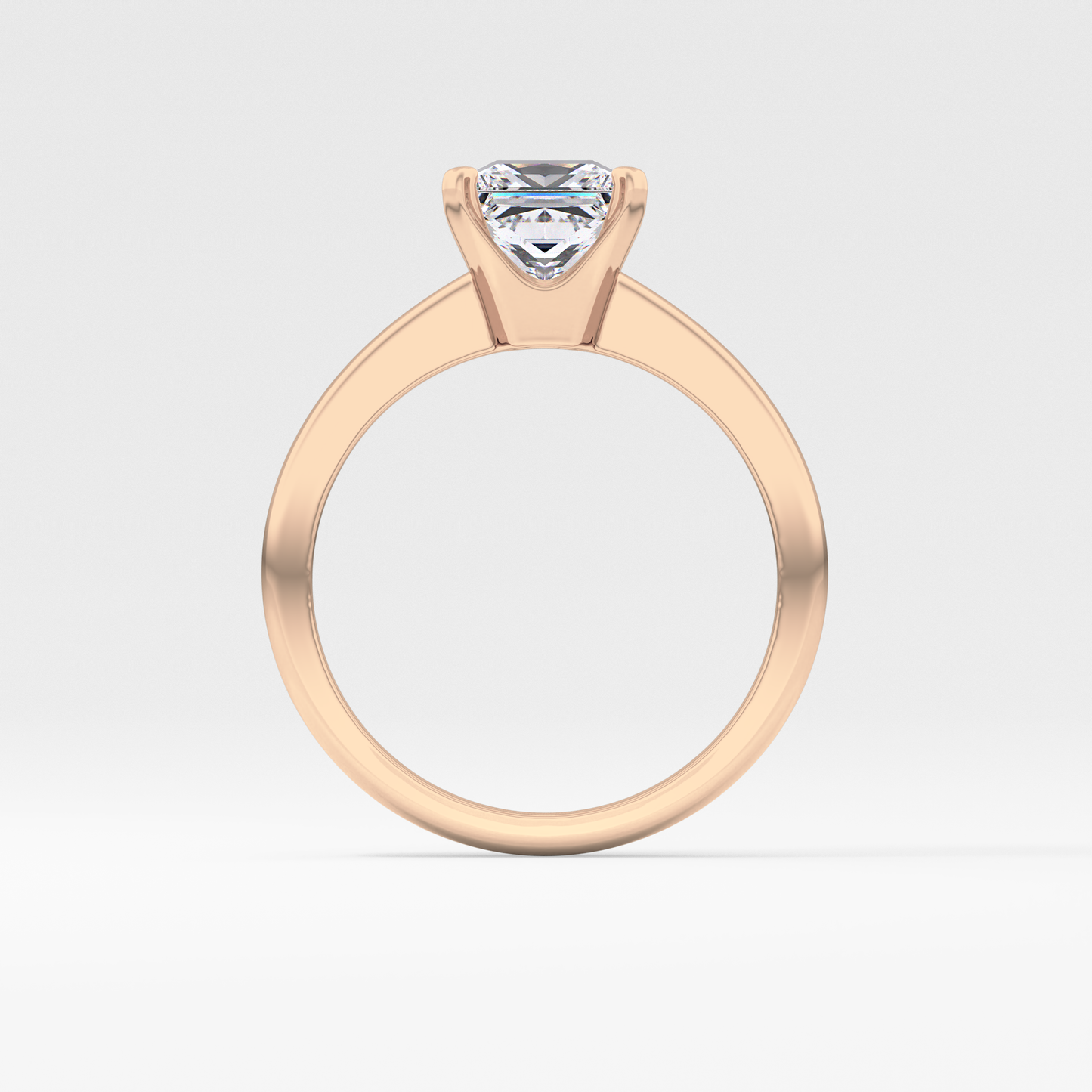 Princess Solitaire Lab Grown Diamond Engagement Ring