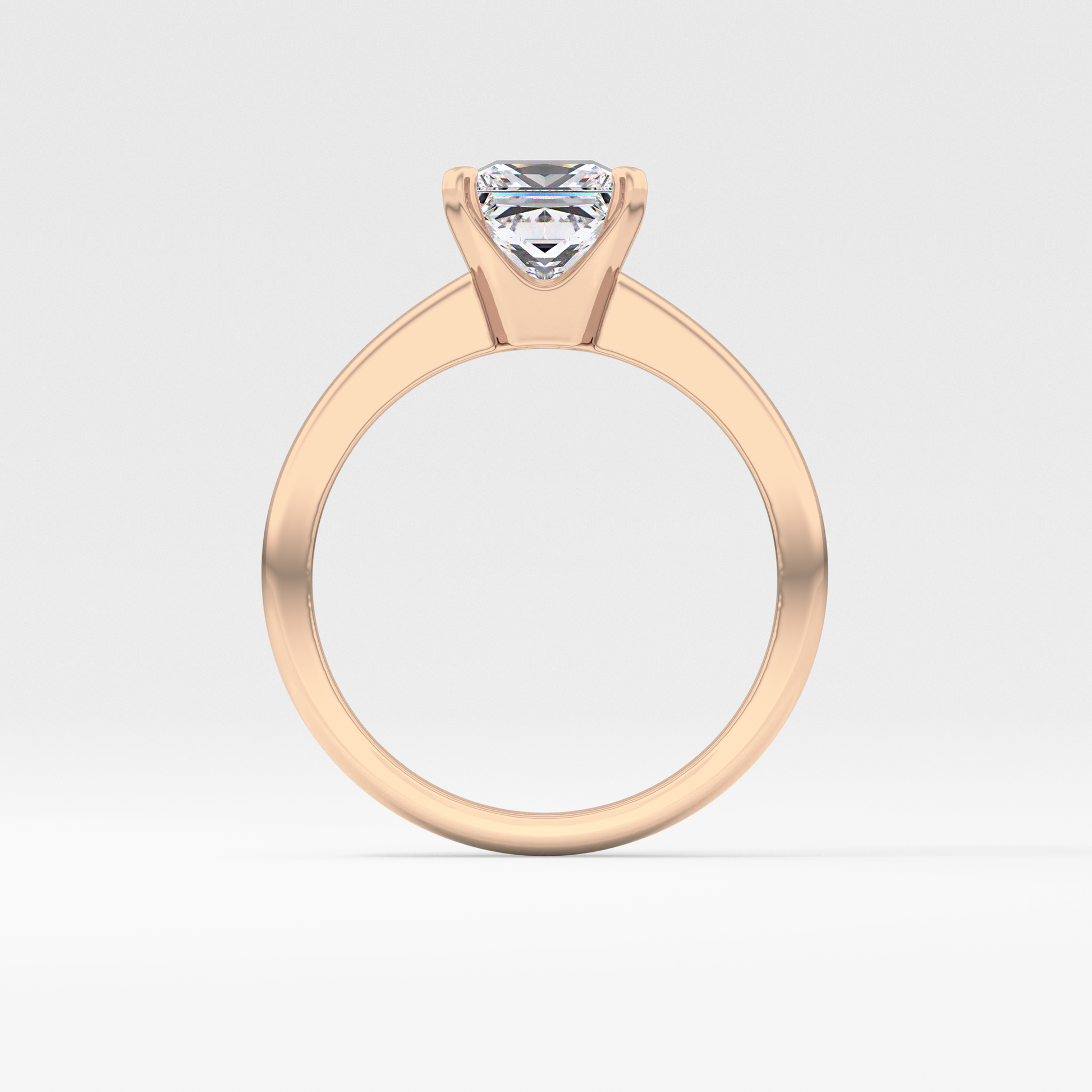 Princess Solitaire Lab Grown Diamond Engagement Ring
