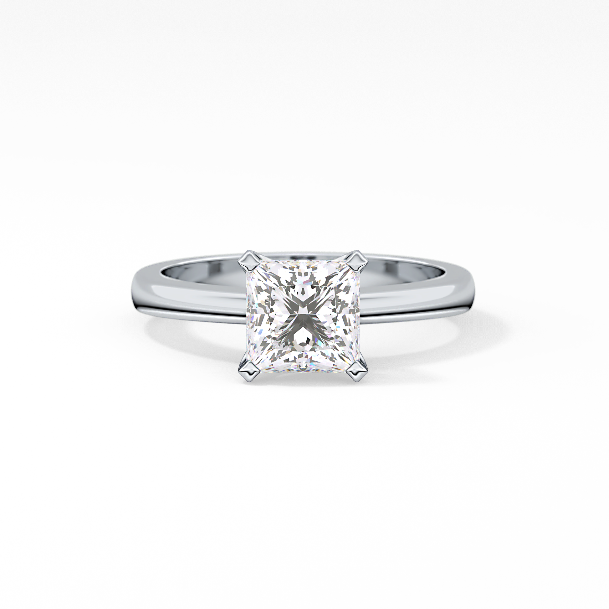 Princess Solitaire Lab Grown Diamond Engagement Ring