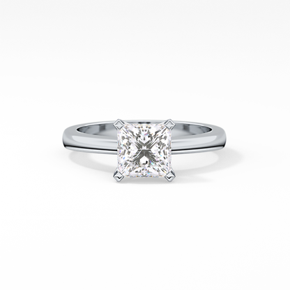 Princess Solitaire Lab Grown Diamond Engagement Ring