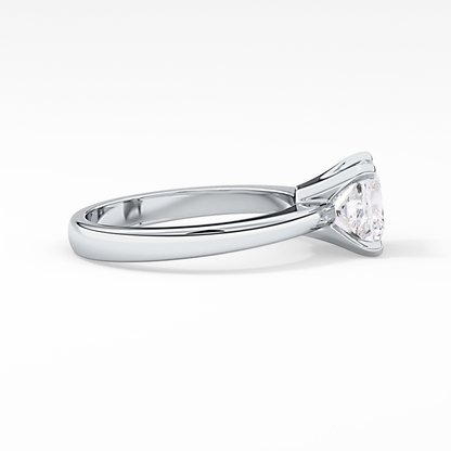 Princess Solitaire Lab Grown Diamond Engagement Ring