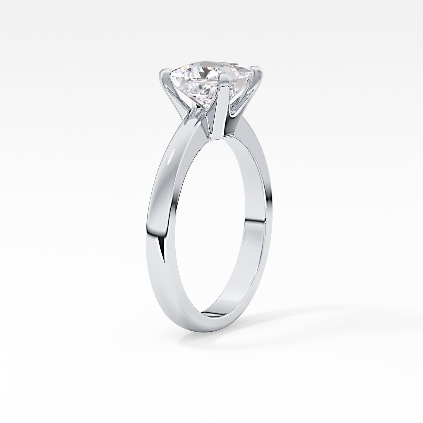 Princess Solitaire Lab Grown Diamond Engagement Ring
