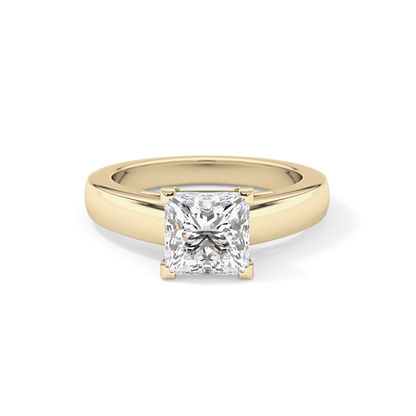 Princess Solitaire Lab Grown Diamond Engagement Ring