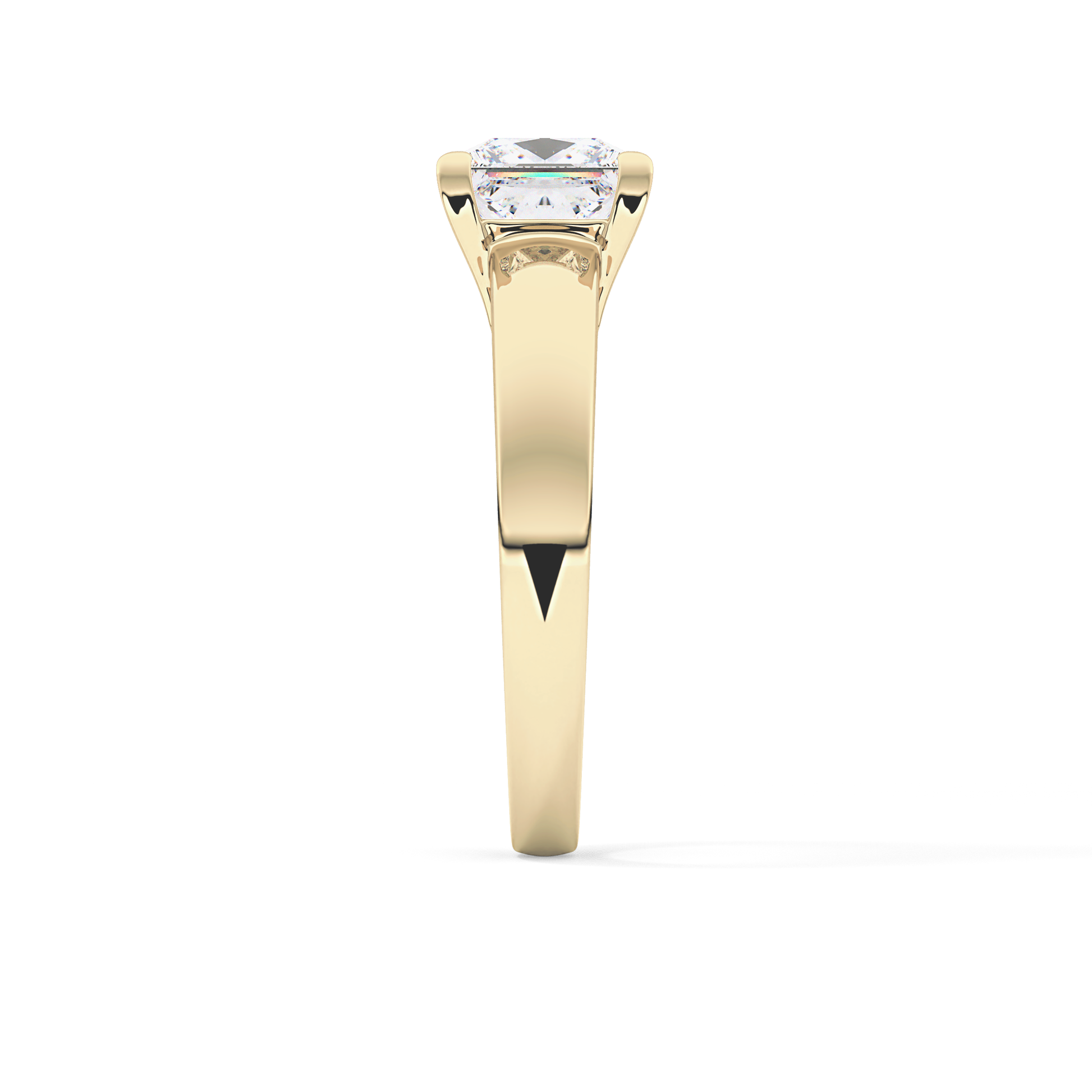 Princess Solitaire Lab Grown Diamond Engagement Ring