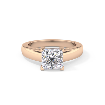 Princess Solitaire Lab Grown Diamond Engagement Ring