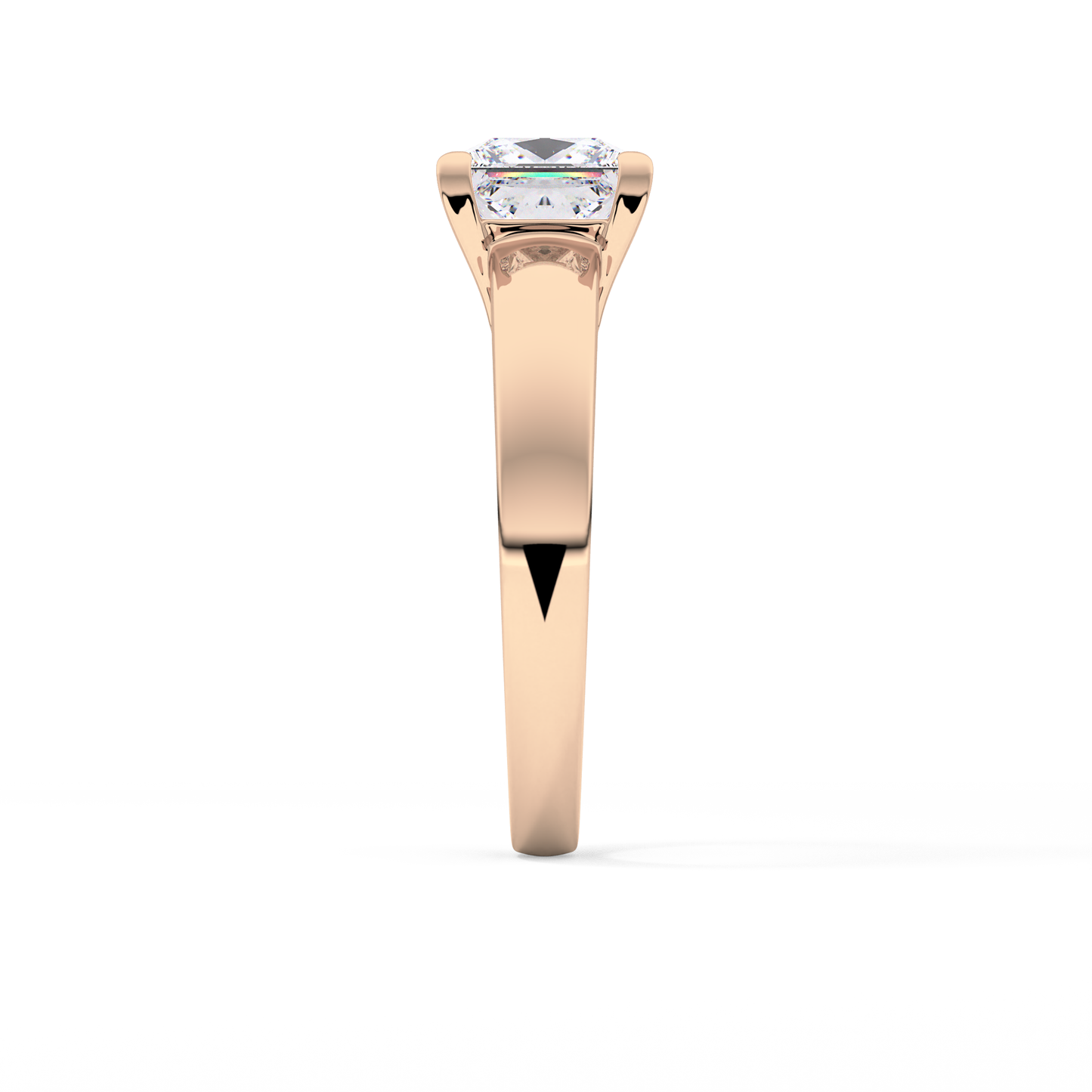 Princess Solitaire Lab Grown Diamond Engagement Ring