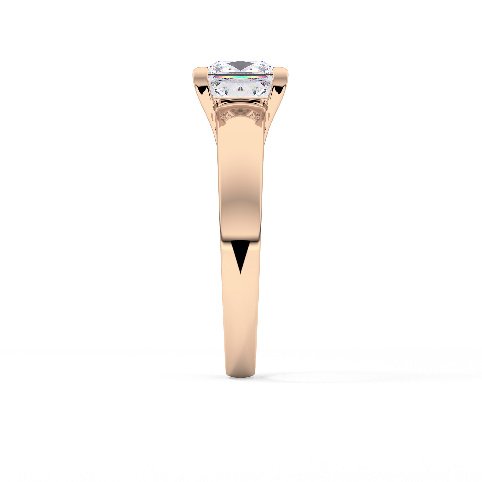 Princess Solitaire Lab Grown Diamond Engagement Ring