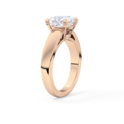 Princess Solitaire Lab Grown Diamond Engagement Ring