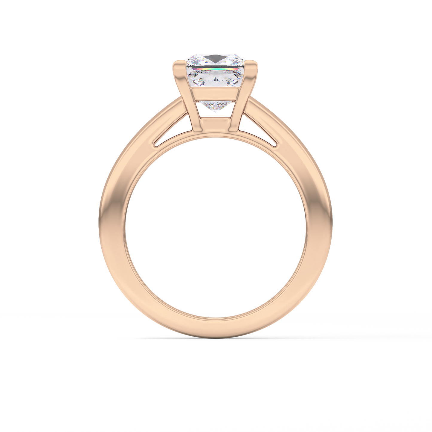 Princess Solitaire Lab Grown Diamond Engagement Ring