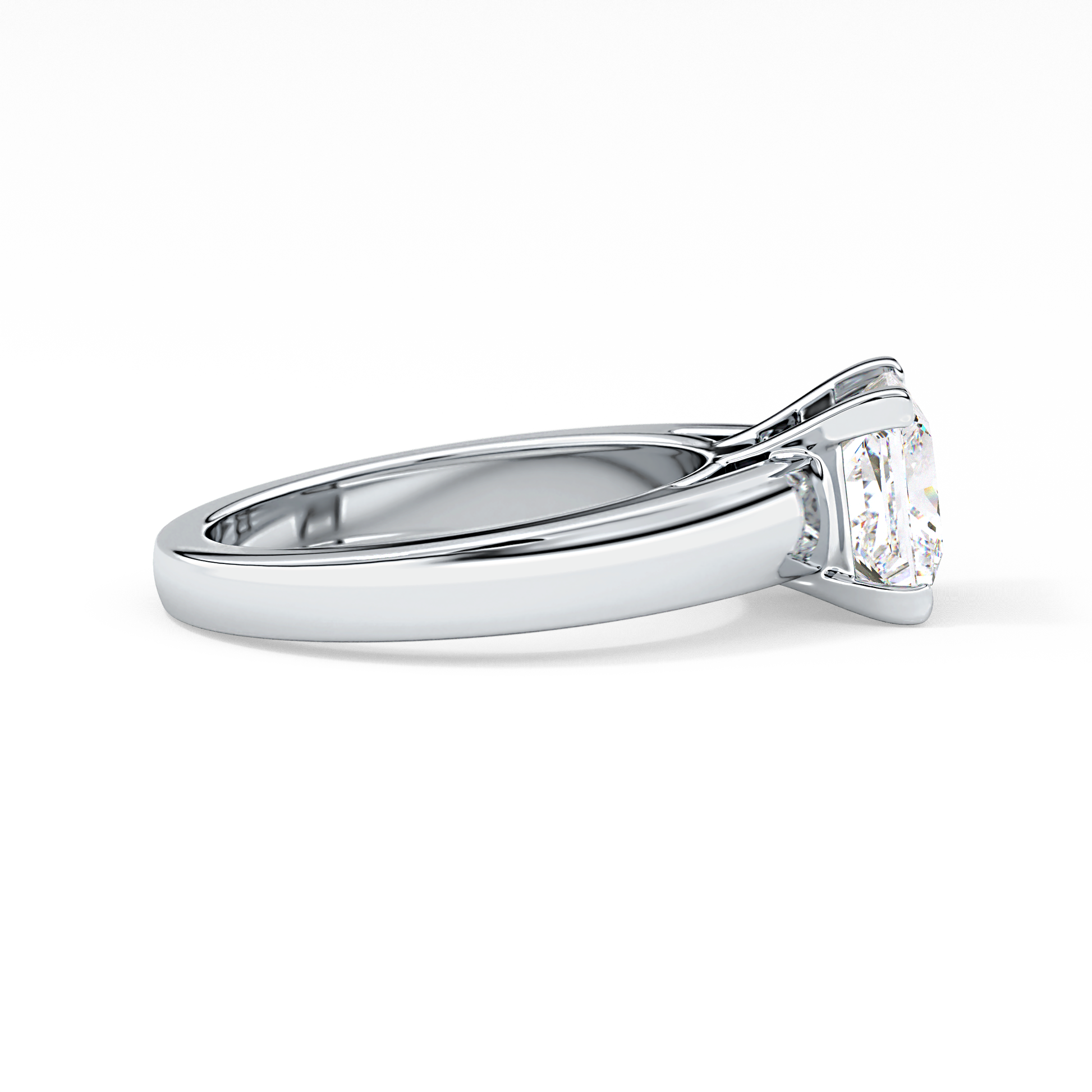 Princess Solitaire Lab Grown Diamond Engagement Ring