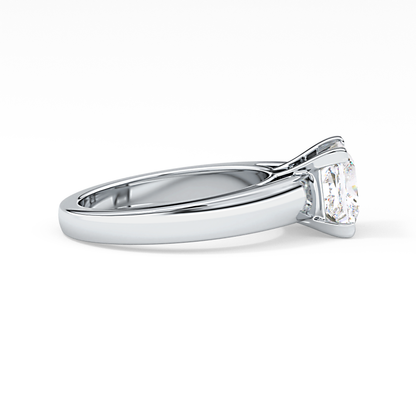 Princess Solitaire Lab Grown Diamond Engagement Ring