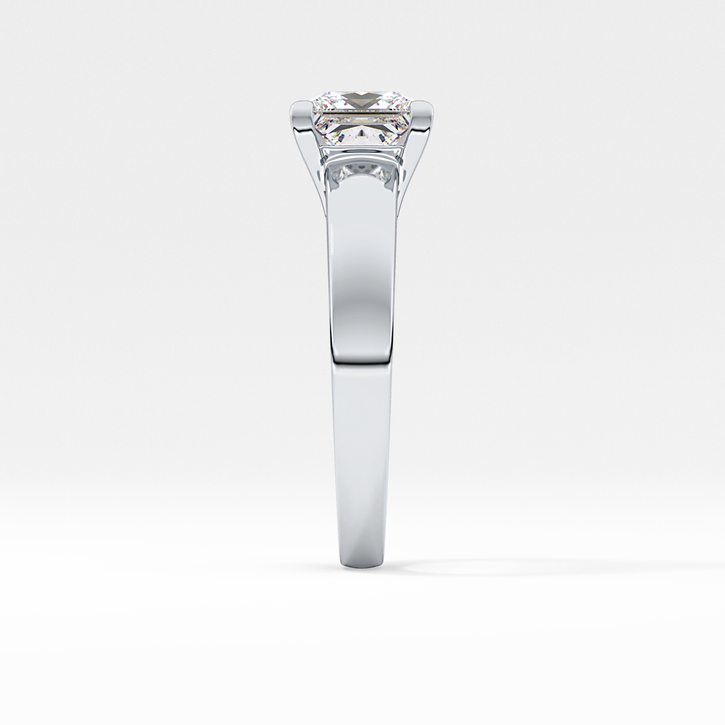Princess Solitaire Lab Grown Diamond Engagement Ring