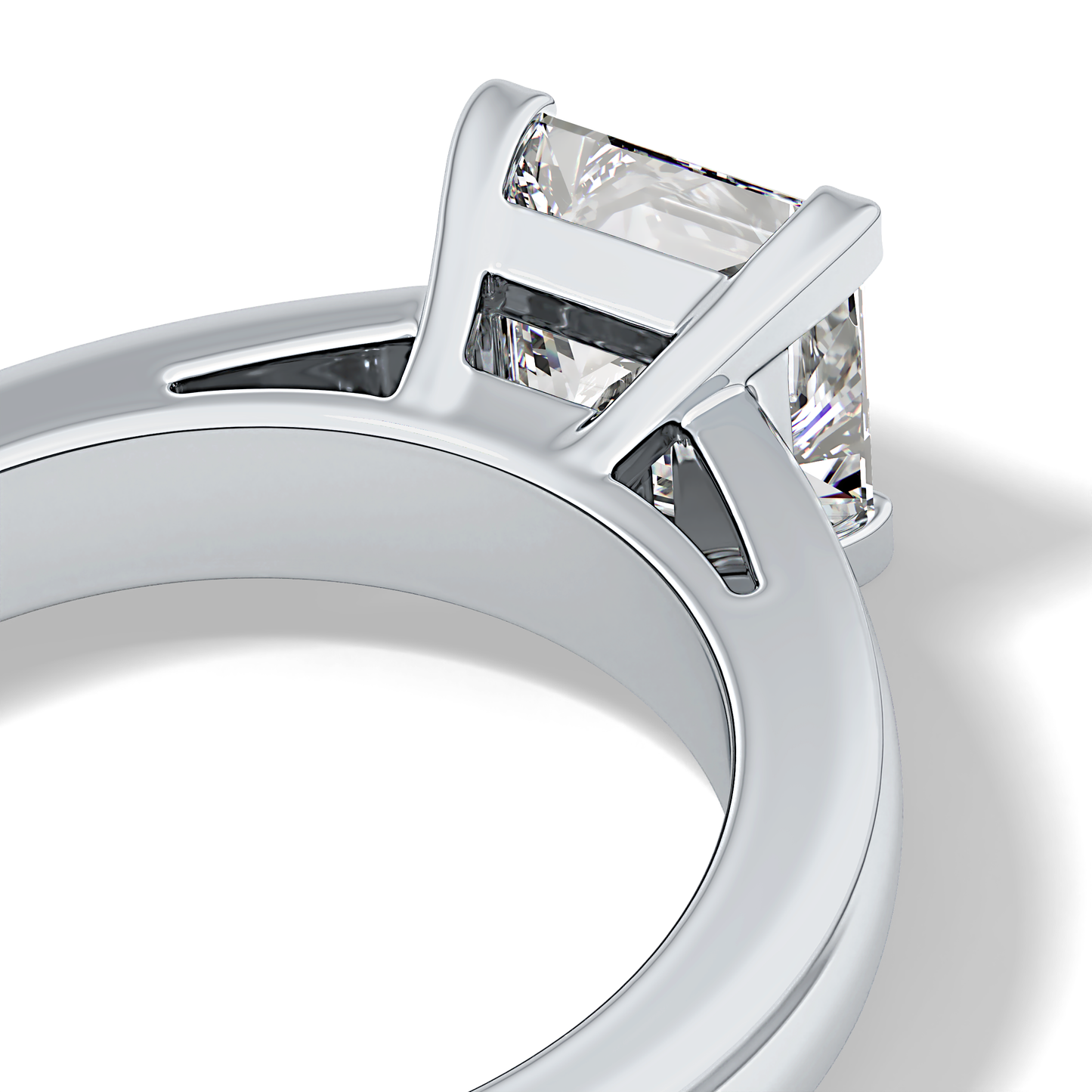 Princess Solitaire Lab Grown Diamond Engagement Ring