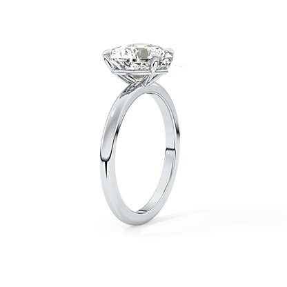 Heart Solitaire Lab Grown Diamond Engagement Ring