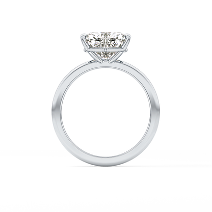 Heart Solitaire Lab Grown Diamond Engagement Ring