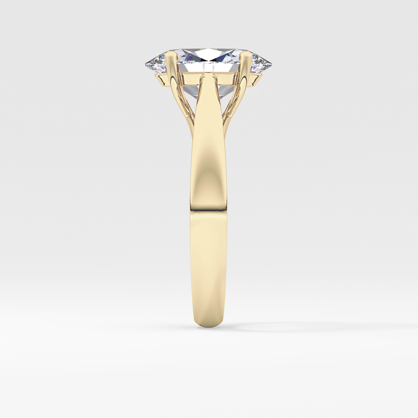 Oval Solitaire Lab Grown Diamond Engagement Ring