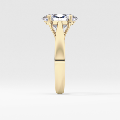Oval Solitaire Lab Grown Diamond Engagement Ring